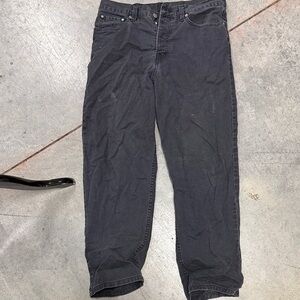 H&M Black Straight Leg Jeans